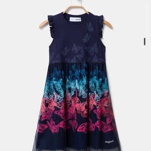 Desigual Multicolour tulle butterflies dress